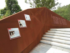 蕉城耐候钢挡土墙
